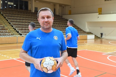 Trenér týmu Handball Brno Pavel Hladík. Foto: Zdeněk Kolařík