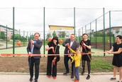 Slavnostní otevření zrekonstruovaného volejbalového a workoutového hřiště v Medlánkách