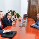 Setkání s viceprezidentem tchajwanské společnosti HTC Bruce Lee  a zástupcem agentury CzechInvest Michalem Žižlavským