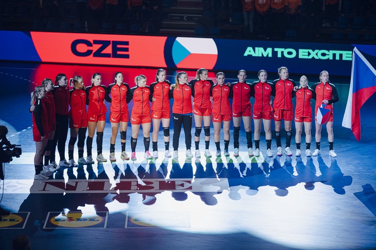 Česká reprezentace házenkářek. Foto: Český svaz házené