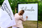 Slavnostní otevření zahrady u Arnoldovy vily. Foto: M. Schmerková