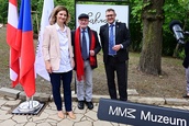 Slavnostní otevření zahrady u Arnoldovy vily. Foto: M. Schmerková
