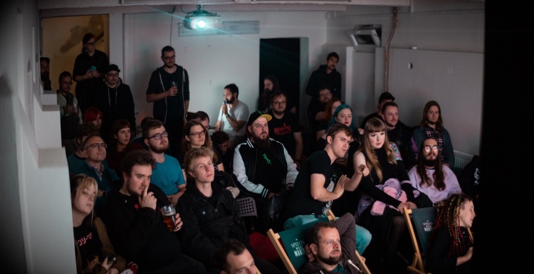 Promítání v rámci festivalu BRNO16. Foto: International Short Film Festival BRNO16