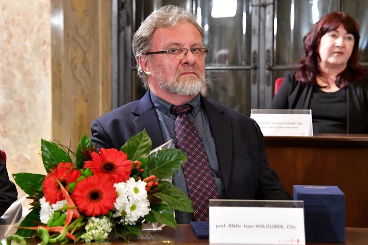 Ivan Holoubek při přebírání Ceny města Brna pro rok 2016. Foto: Marie Schmerková