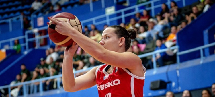 Utkání českých basketbalistek. Foto: CZ.BASKETBALL