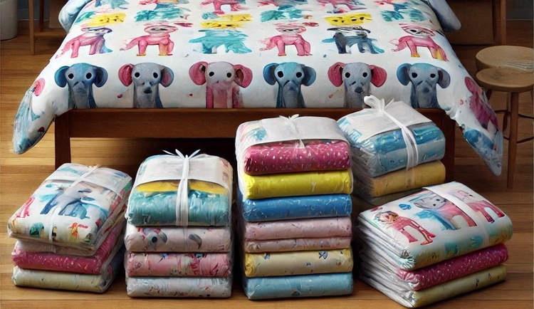Nový textil shromažďujeme pro děti po celý leden. Obrázek vytvořený s pomocí AI