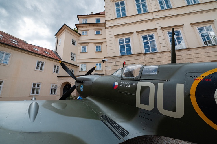 Na Moravském náměstí bude k vidění spitfire, foto: British Embassy