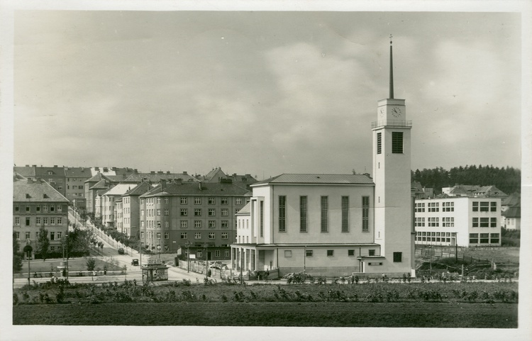 Náměstí Míru, 30. léta. Foto: Archiv města Brna
