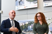 Slavnostní otevření Informačního centra rozvojových projektů, foto: M. Schmerková