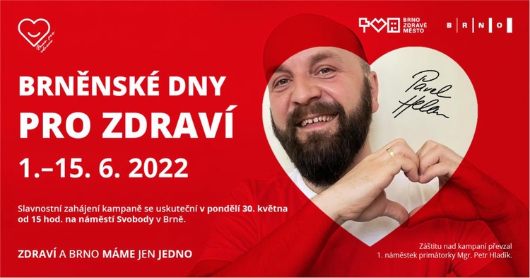 Brněnské dny pro zdraví zahájí slavnostní odpoledne na náměstí Svobody