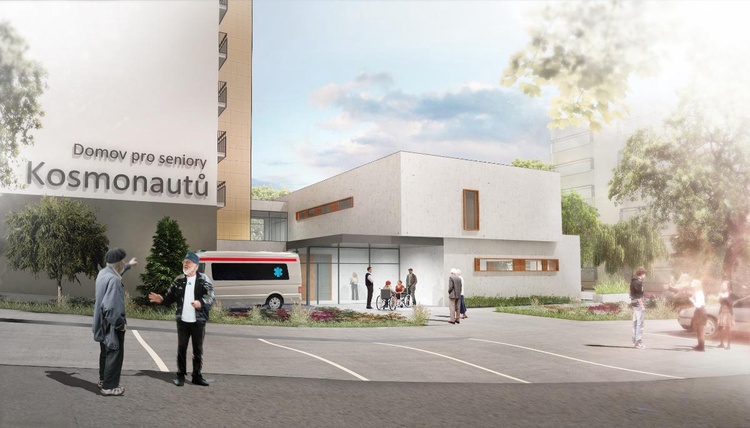 Domov pro seniory čeká přístavba. Obyvatelé si užijí nový volnočasový sál i terasu