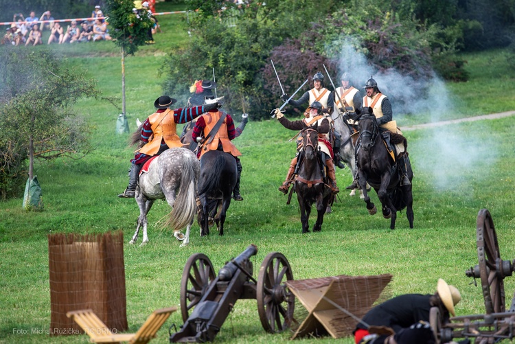 Rekonstrukce bitvy mezi Brňany a Švédy. Foto: Michal Růžička, TIC Brno