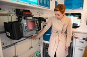 Slavnostní předání nového sanitního vozu Zdravotnické záchranné službě Jihomoravského kraje