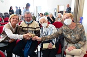 V Rytířském sále Nové radnice se konala oslava Mezinárodního dne seniorů.