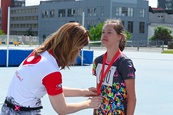 Předávání cen vítězům Olympijských her mládeže