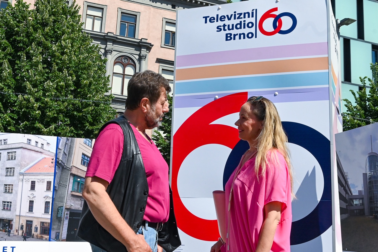 Vernisáž výstavy fotografií k 60. výročí Televizního studia Brno České televize