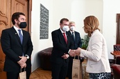 Přijetí velvyslankyně Gruzie v ČR Mariam Rakviashvili