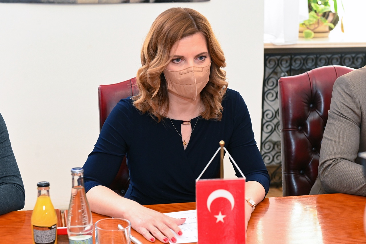Přijetí tureckého velvyslance Egemena Bagiše