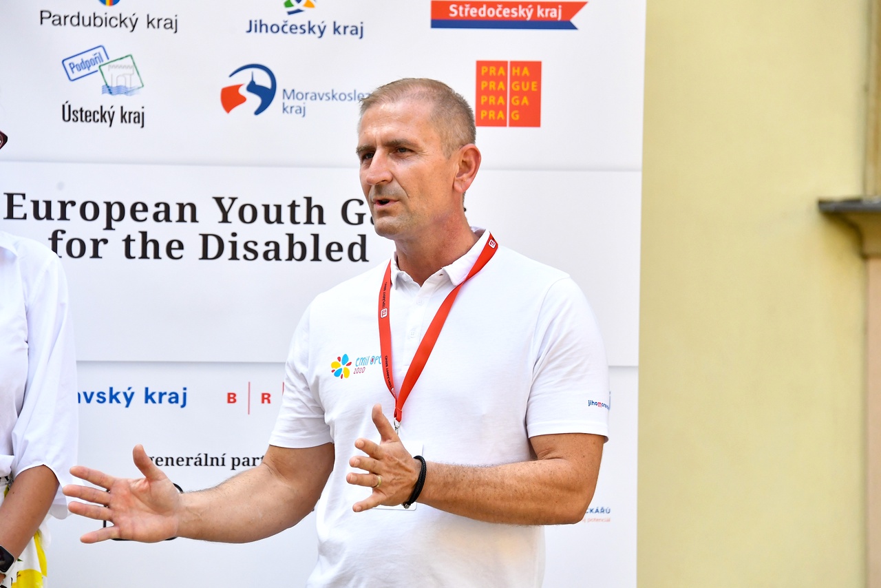 Pozdravení účastníků 9. ročníku Evropských her handicapované mládeže Emil Open