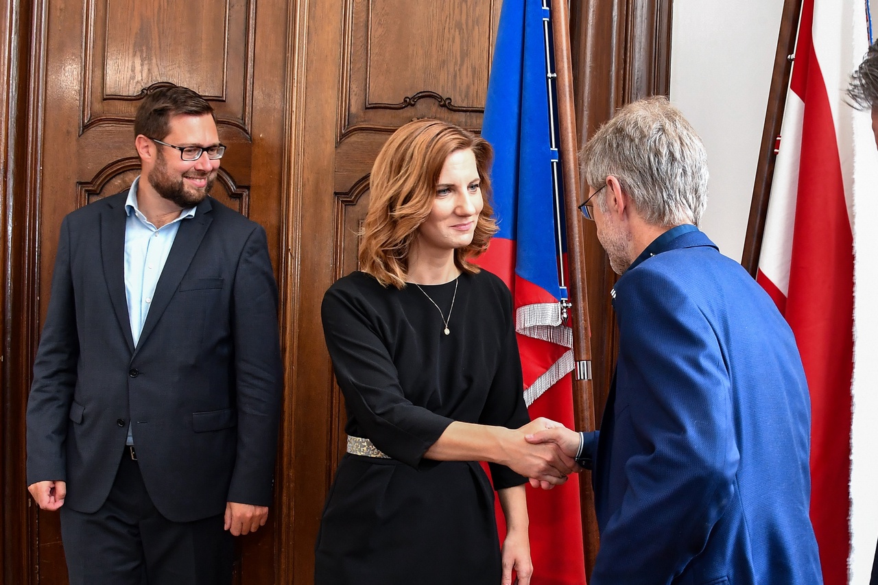 Návštěva předsedy senátu ČR Miloše Vystrčila na NR