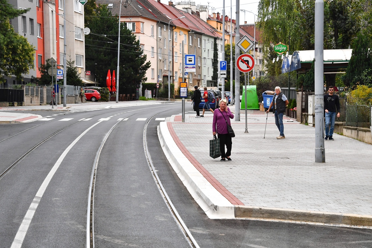 Slavnostní otevření nově zrekonstruovaných ulic Nové sady, Merhautova a Veveří