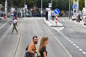 Slavnostní otevření nově zrekonstruovaných ulic Nové sady, Merhautova a Veveří