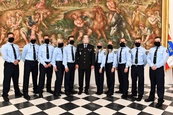 Slavnostní vyřazení strážníků Městské policie Brno