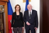 Setkání s předsedou Ústavního soudu Pavlem Rychetským