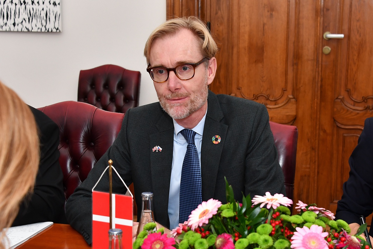 Přijetí velvyslance Dánského království Ole Frijs-Madsena