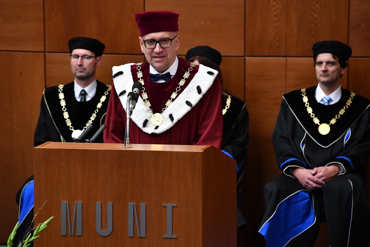 Slavnostní inaugurace Martina Bareše rektorem Masarykovy univerzity
