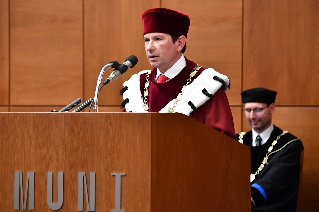 Slavnostní inaugurace Martina Bareše rektorem Masarykovy univerzity