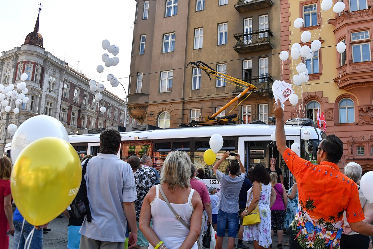 Streetparty 150 konané u příležitosti oslav 150. výročí městské hromadné dopravy v Brně