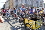 Streetparty 150 konané u příležitosti oslav 150. výročí městské hromadné dopravy v Brně