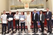 Slavnostní předání certifikátů s dotační podporou města Brna