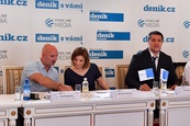 Debata s primátorkou M. Vaňkovou na téma rezidentní parkování, multifunkční hala a sportovní akce v Brně