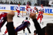 Zápas na turnaji Carlson Hockey Games, reprezentace Česka a Ruska