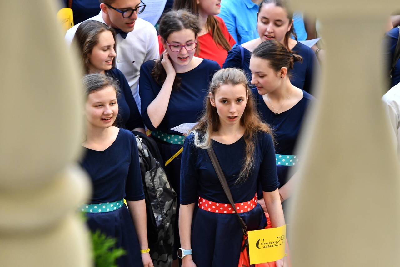 Účastníci XXV. ročníku přehlídky Gymnasia Cantant zazpívali Brnu