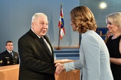 Slavnostní předání medailí za zásluhy strážníkům MP Brno
