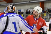 Přátelský zápas hokejových legend z ČR i z Izraele