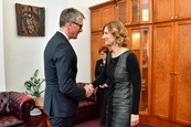 Přijetí velvyslance Republiky Kosovo Arbëra Vllahiu
