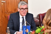 Přijetí velvyslance Republiky Kosovo Arbëra Vllahiu