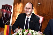 Přijetí velvyslance Spolkové republiky Německo v ČR Christopha Isranga