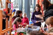Vánoční setkání dětí s primátorkou M. Vaňkovou konané v rámci akce Vánoce na hvězdárně