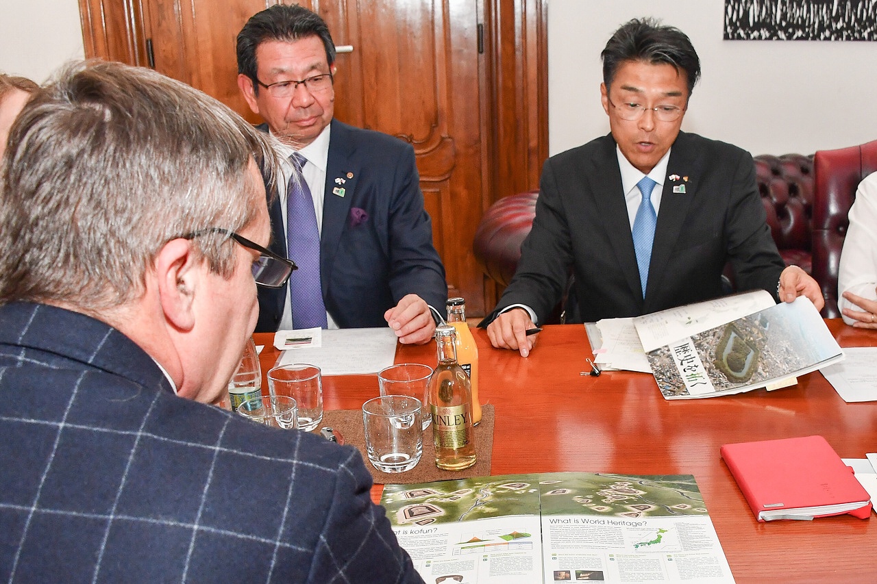 Přijetí delegace z japonského města Sakai