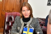 Přijetí velvyslankyně Švédska Viktorie Li