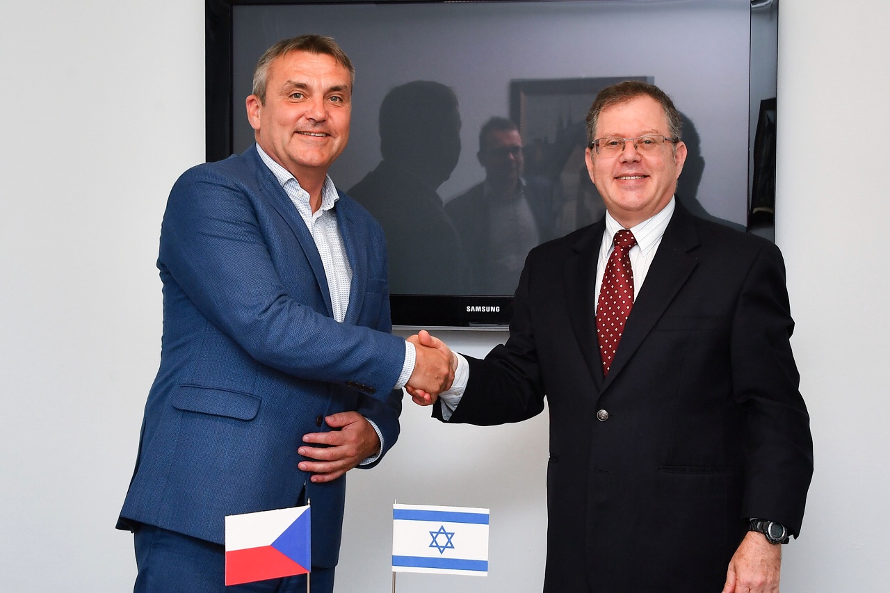 Přijetí velvyslance Izraele Daniela Merona