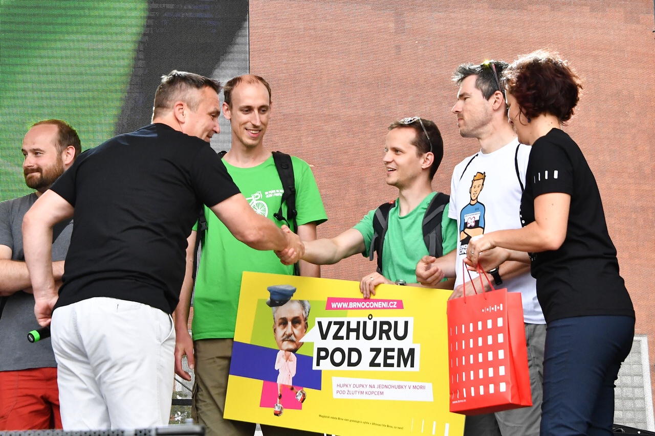 Ocenění účastníků projektu Brno, co není