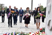 Pietní akt konaný u příležitosti 73. výročí osvobození města Brna
