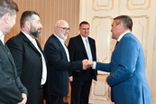 Přijetí zástupců Česko-izraelské smíšené obchodní komory