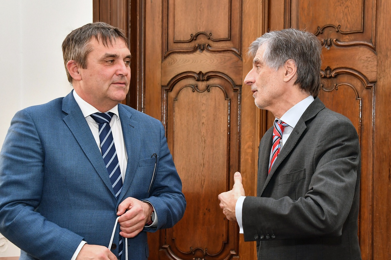 Přijetí velvyslance Slovenska v ČR Petera Weisse